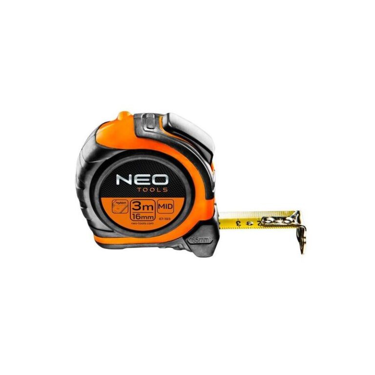 Ruleta magnetica dublu inscriptionata 3 m x 16 mm, NEO