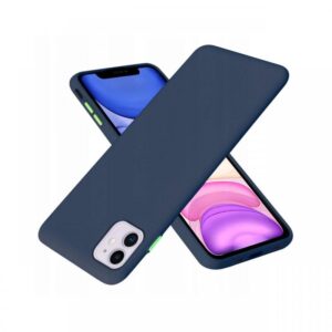Husa iPhone 11 Lemontti Solid Silicone Albastru Husa iPhone 11 Lemontti Solid Silicone Albastru