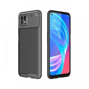 Husa Oppo A72 Lemontti Carbon Fiber Blue Husa Oppo A72 Lemontti Carbon Fiber Blue