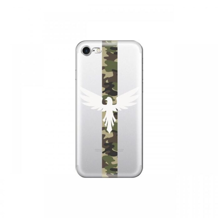 Husa iPhone 7/8/SE2020/SE2022 Lemontti Silicon Art Army Eagle Husa iPhone 7/8/SE2020/SE2022 Lemontti Silicon Art Army Eagle