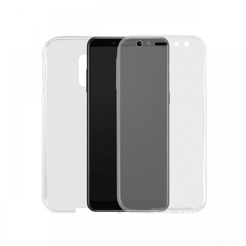 Husa Samsung Galaxy A6 Plus (2018) Lemontti Silicon Full Cover 360 Transparent Husa Samsung Galaxy A6 Plus (2018) Lemontti Silicon Full Cover 360 Transparent