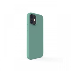 Husa iPhone 12 / 12 Pro Lemontti Liquid Silicon Forest Green Husa iPhone 12 / 12 Pro Lemontti Liquid Silicon Forest Green