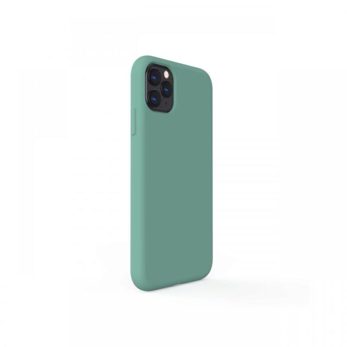 Husa iPhone 11 Pro Max Lemontti Liquid Silicon Forest Green Husa iPhone 11 Pro Max Lemontti Liquid Silicon Forest Green