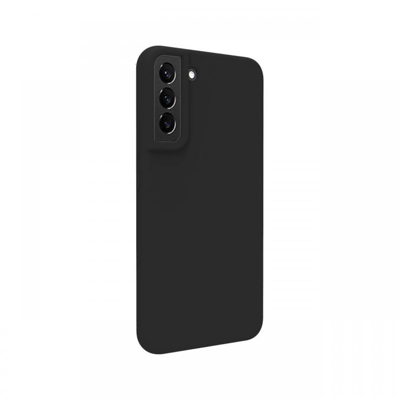 Husa Samsung Galaxy S22 Lemontti Liquid Silicon Black Husa Samsung Galaxy S22 Lemontti Liquid Silicon Black