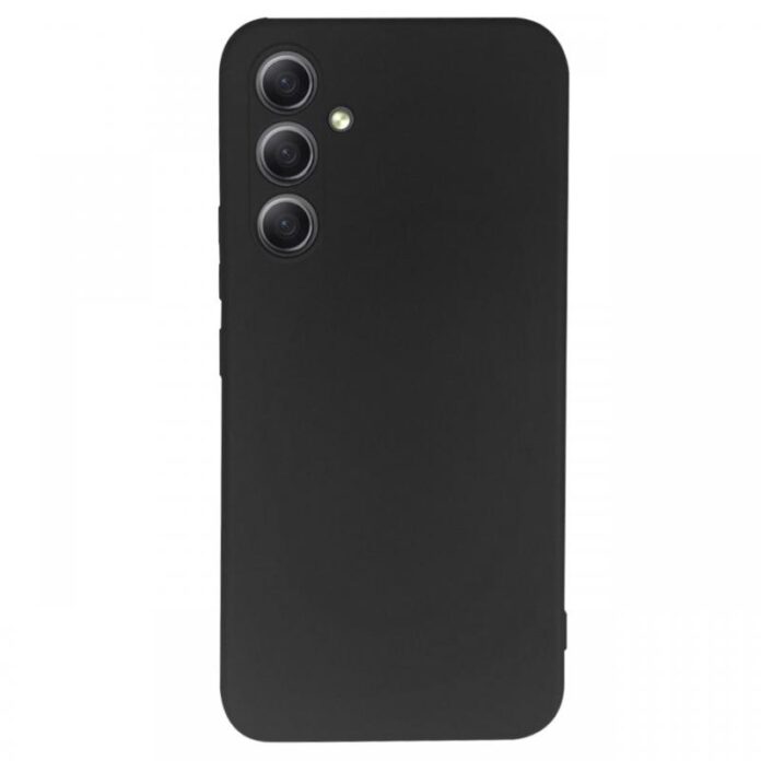 Lemontti Husa Silicon Soft Slim Samsung Galaxy A34 5G, material mat si fin, captusit cu microfibra, Negru Lemontti Husa Silicon Soft Slim Samsung Galaxy A34 5G, material mat si fin, captusit cu microfibra, Negru