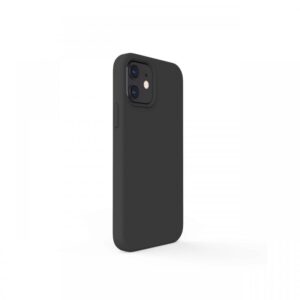 Husa iPhone 12 Mini Lemontti Liquid Silicon Orange Husa iPhone 12 Mini Lemontti Liquid Silicon Orange