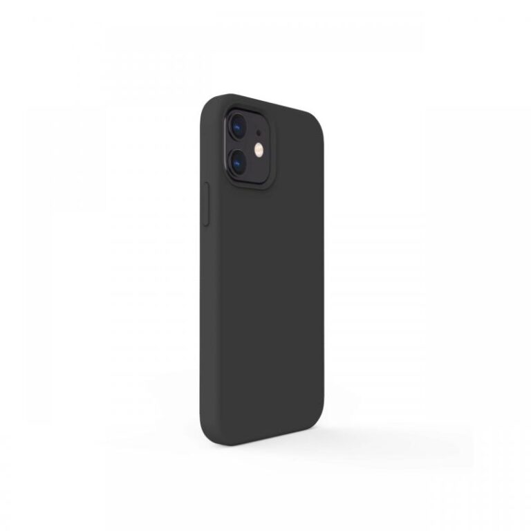 Husa iPhone 12 Mini Lemontti Liquid Silicon Orange