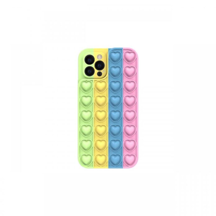 Husa iPhone 13 Pro Max Lemontti Heart Pop it Multicolor 4 Husa iPhone 13 Pro Max Lemontti Heart Pop it Multicolor 4
