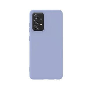 Husa Samsung Galaxy A72 / A72 5G Lemontti Silicon Soft Slim Lavender Gray Husa Samsung Galaxy A72 / A72 5G Lemontti Silicon Soft Slim Lavender Gray