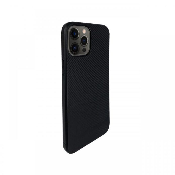 Husa iPhone 12 Pro Max Lemontti Carbon Pro Negru