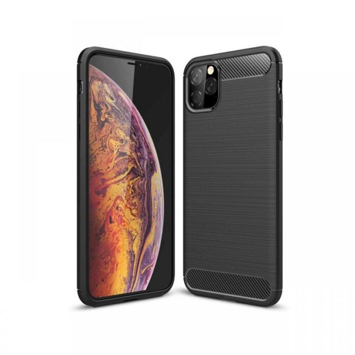 Husa iPhone 11 Pro Lemontti Carbon Negru Husa iPhone 11 Pro Lemontti Carbon Negru