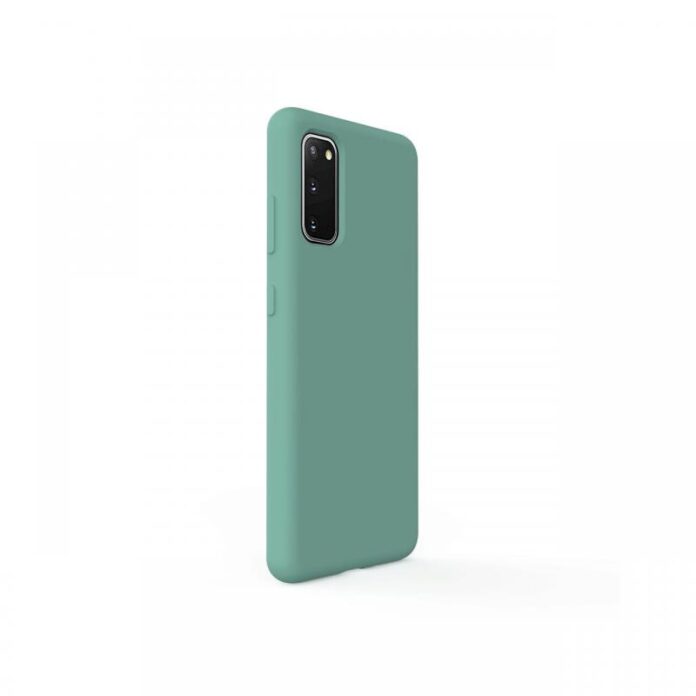Husa Samsung Galaxy S20 Lemontti Liquid Silicon Forest Green
