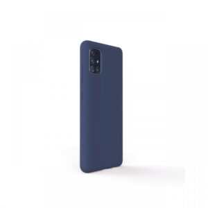 Husa Samsung Galaxy A51 4G Lemontti Liquid Silicon Dark Blue Husa Samsung Galaxy A51 4G Lemontti Liquid Silicon Dark Blue