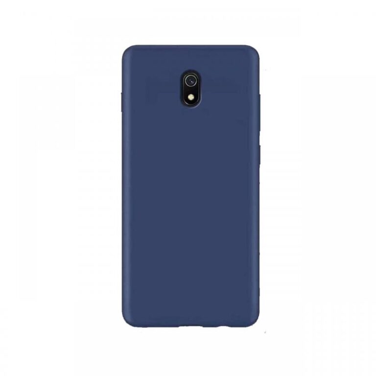 Husa Xiaomi Redmi 8A Lemontti Silicon Silky Albastru Inchis