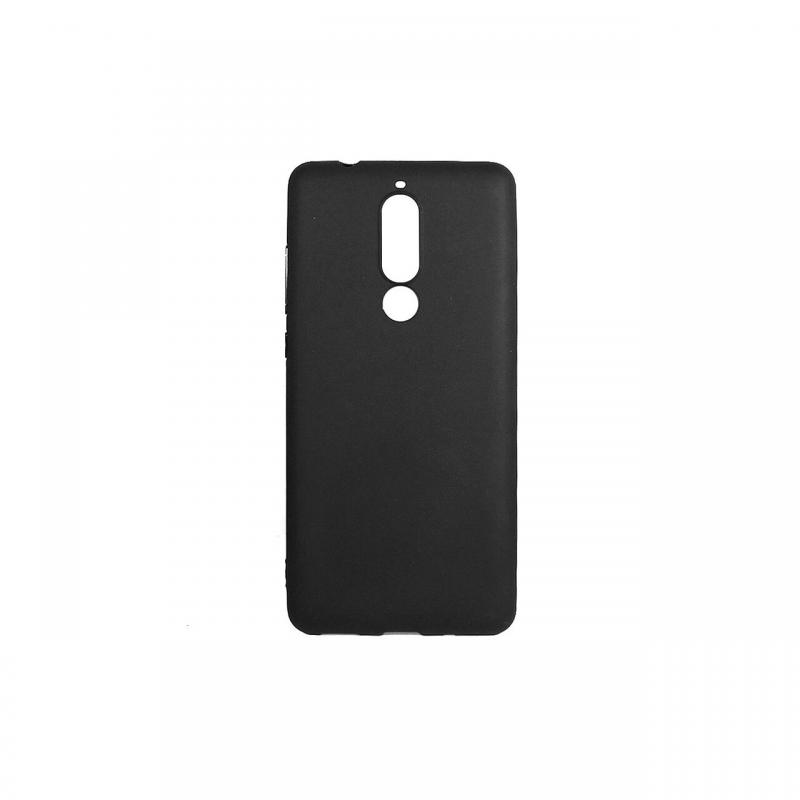 Husa Nokia 5.1 (Nokia 5 2018) Lemontti Silicon Silky Negru Husa Nokia 5.1 (Nokia 5 2018) Lemontti Silicon Silky Negru