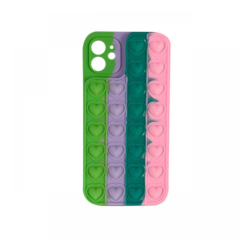 Husa iPhone 11 Lemontti Heart Pop it Multicolor 5 Husa iPhone 11 Lemontti Heart Pop it Multicolor 5