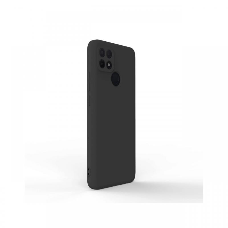 Husa Oppo A15 Lemontti Silicon Soft Slim Black Husa Oppo A15 Lemontti Silicon Soft Slim Black