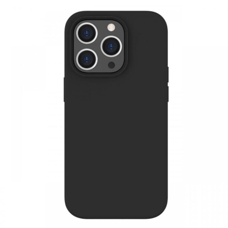 Husa iPhone 14 Pro Lemontti Liquid Silicon MagCharge Dark Blue
