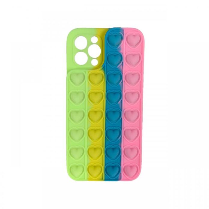 Husa iPhone 11 Pro Lemontti Heart Pop it Multicolor 4 Husa iPhone 11 Pro Lemontti Heart Pop it Multicolor 4