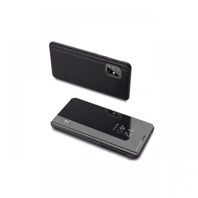 Husa Samsung Galaxy A20s Lemontti Clear View Negru Husa Samsung Galaxy A20s Lemontti Clear View Negru