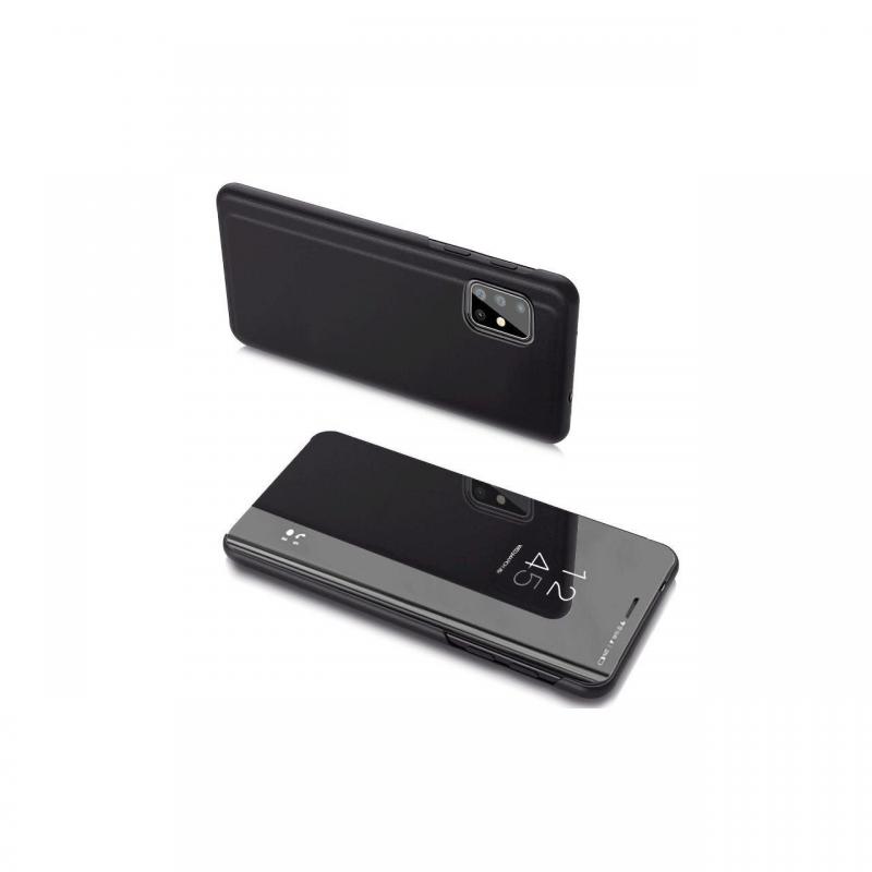 Husa Samsung Galaxy A20s Lemontti Clear View Negru Husa Samsung Galaxy A20s Lemontti Clear View Negru