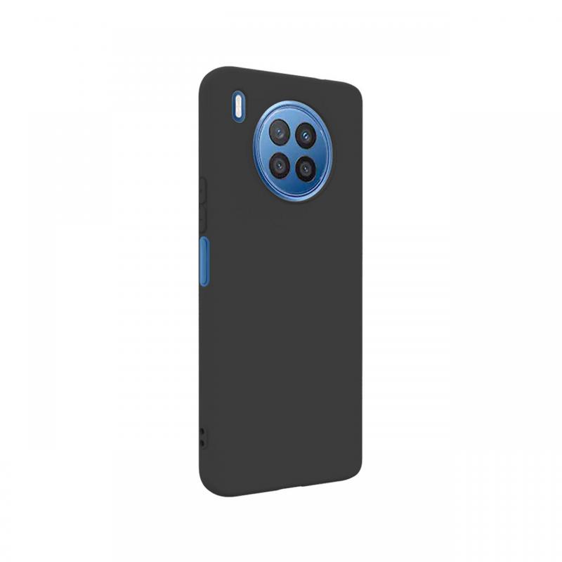 Husa Huawei Nova 8i Lemontti Silicon Silky Negru Husa Huawei Nova 8i Lemontti Silicon Silky Negru