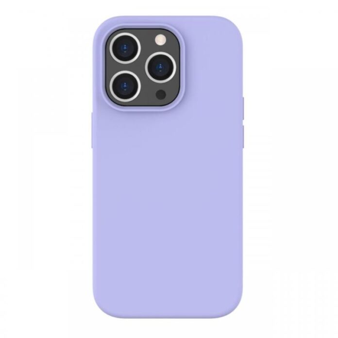 Lemontti Husa Liquid Silicon MagCharge iPhone 14 Pro Rosu (protectie 360°, material fin, captusit cu microfibra)