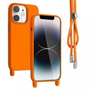 Lemontti Husa Silicon cu Snur iPhone 12 / 12 Pro Verde (protectie 360°, material fin, captusit cu microfibra) Lemontti Husa Silicon cu Snur iPhone 12 / 12 Pro Verde (protectie 360°, material fin, captusit cu microfibra)