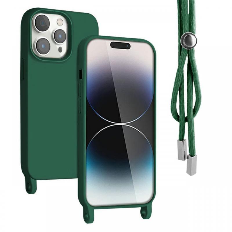 Lemontti Husa Silicon cu Snur iPhone 13 Pro Portocaliu (protectie 360°, material fin, captusit cu microfibra) Lemontti Husa Silicon cu Snur iPhone 13 Pro Portocaliu (protectie 360°, material fin, captusit cu microfibra)