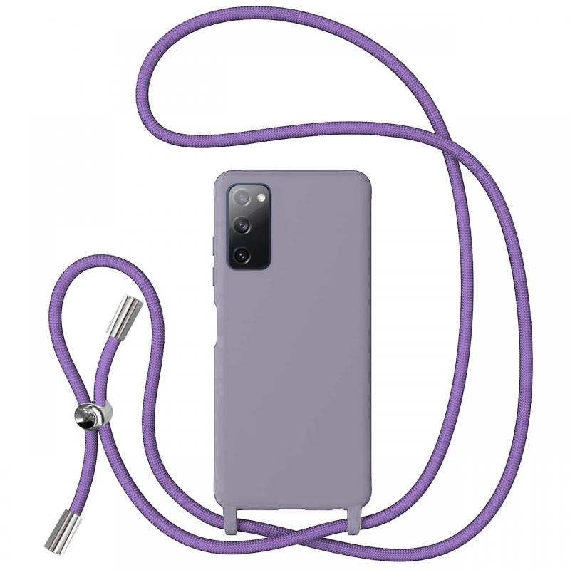 Lemontti Husa Silicon cu Snur Samsung Galaxy S20 FE Verde (protectie 360°, material fin, captusit cu microfibra) Lemontti Husa Silicon cu Snur Samsung Galaxy S20 FE Verde (protectie 360°, material fin, captusit cu microfibra)
