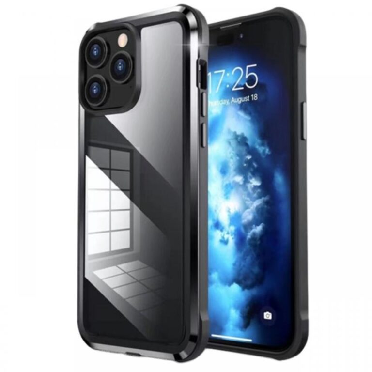 Lemontti Husa Xtrans Metal Shield X1 iPhone 14 Pro Max Negru