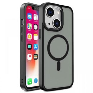 Lemontti Husa Color Matte MagSafe iPhone 15 Plus Roz Lemontti Husa Color Matte MagSafe iPhone 15 Plus Roz