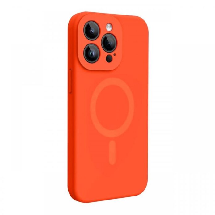 Lemontti Husa Liquid Silicon MagCharge iPhone 15 Pro Max Roz Neon (protectie 360°, material fin, captusit cu microfibra) Lemontti Husa Liquid Silicon MagCharge iPhone 15 Pro Max Roz Neon (protectie 360°, material fin, captusit cu microfibra)