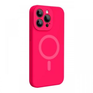 Lemontti Husa Liquid Silicon MagCharge iPhone 15 Pro Portocaliu Neon (protectie 360°, material fin, captusit cu microfibra) Lemontti Husa Liquid Silicon MagCharge iPhone 15 Pro Portocaliu Neon (protectie 360°, material fin, captusit cu microfibra)