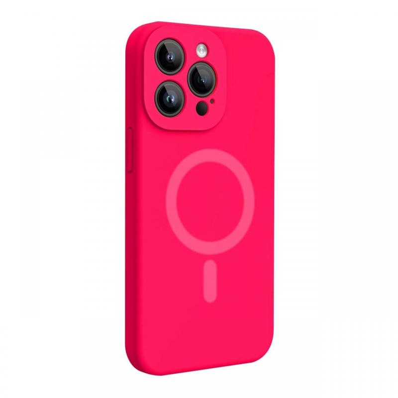 Lemontti Husa Liquid Silicon MagCharge iPhone 15 Pro Portocaliu Neon (protectie 360°, material fin, captusit cu microfibra) Lemontti Husa Liquid Silicon MagCharge iPhone 15 Pro Portocaliu Neon (protectie 360°, material fin, captusit cu microfibra)
