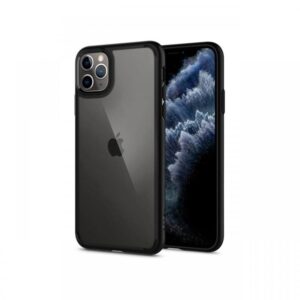 Husa iPhone 12 / 12 Pro Spigen Ultra Hybrid Matte Black Husa iPhone 12 / 12 Pro Spigen Ultra Hybrid Matte Black