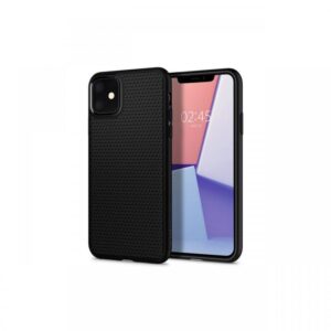 Husa iPhone 11 Spigen Liquid Air Matte Black Husa iPhone 11 Spigen Liquid Air Matte Black