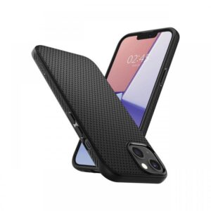 Husa iPhone 13 Spigen Liquid Air Matte Black Husa iPhone 13 Spigen Liquid Air Matte Black