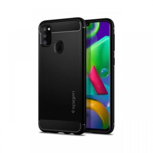 Husa Samsung Galaxy M21 / M30s Spigen Rugged Armor Matte Black Husa Samsung Galaxy M21 / M30s Spigen Rugged Armor Matte Black