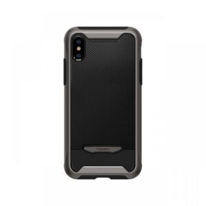 Husa iPhone XS Max Spigen Hybrid NX Gunmetal Husa iPhone XS Max Spigen Hybrid NX Gunmetal