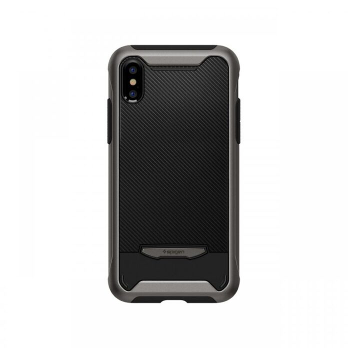 Husa iPhone XS Max Spigen Hybrid NX Gunmetal