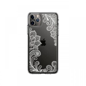 Husa iPhone 11 Pro Max Cyrill by Spigen Cecile Series White Mandala Husa iPhone 11 Pro Max Cyrill by Spigen Cecile Series White Mandala