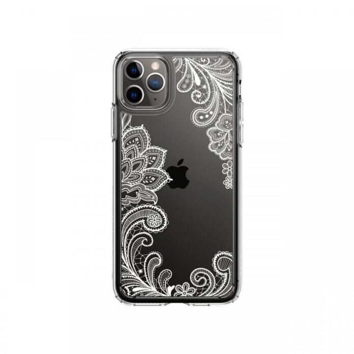 Husa iPhone 11 Pro Max Cyrill by Spigen Cecile Series White Mandala Husa iPhone 11 Pro Max Cyrill by Spigen Cecile Series White Mandala