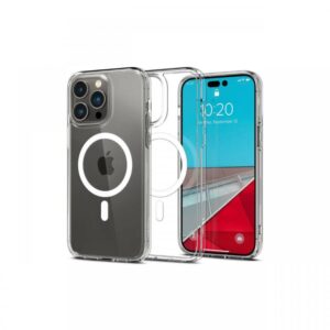 Husa iPhone 14 Pro Max Spigen Ultra Hybrid MagSafe White Husa iPhone 14 Pro Max Spigen Ultra Hybrid MagSafe White