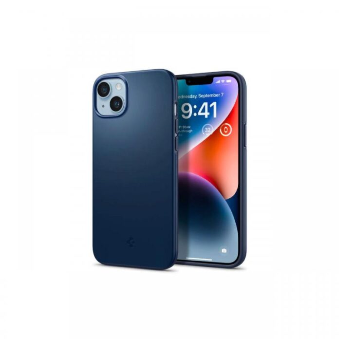 Husa iPhone 14 Spigen Thin Fit Black