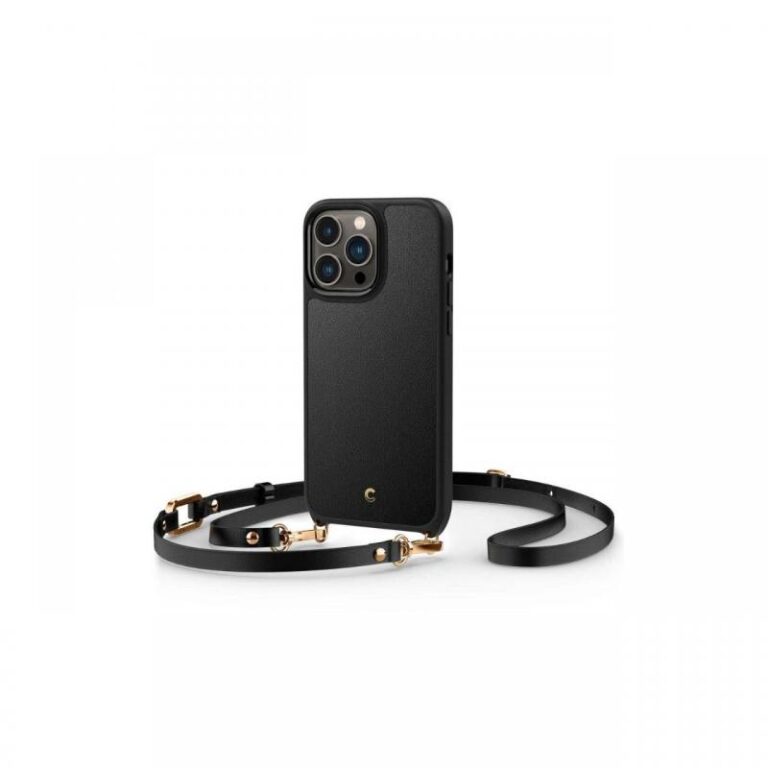 Husa iPhone 14 Pro Max Cyrill by Spigen Classic Charm Magsafe Black