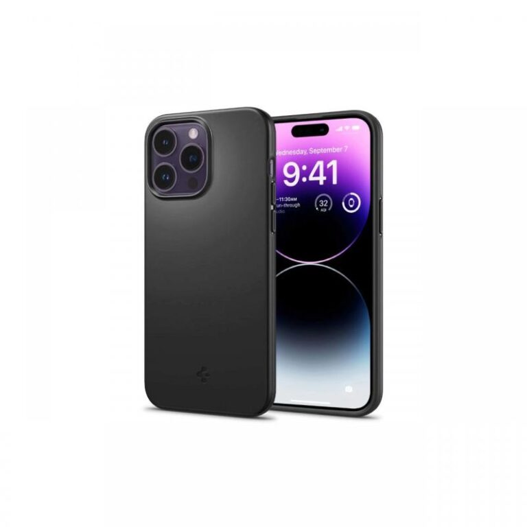 Husa iPhone 14 Pro Spigen Thin Fit Black