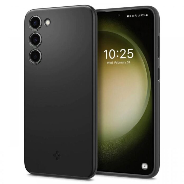 Spigen Husa Thin Fit Samsung Galaxy S23 Negru