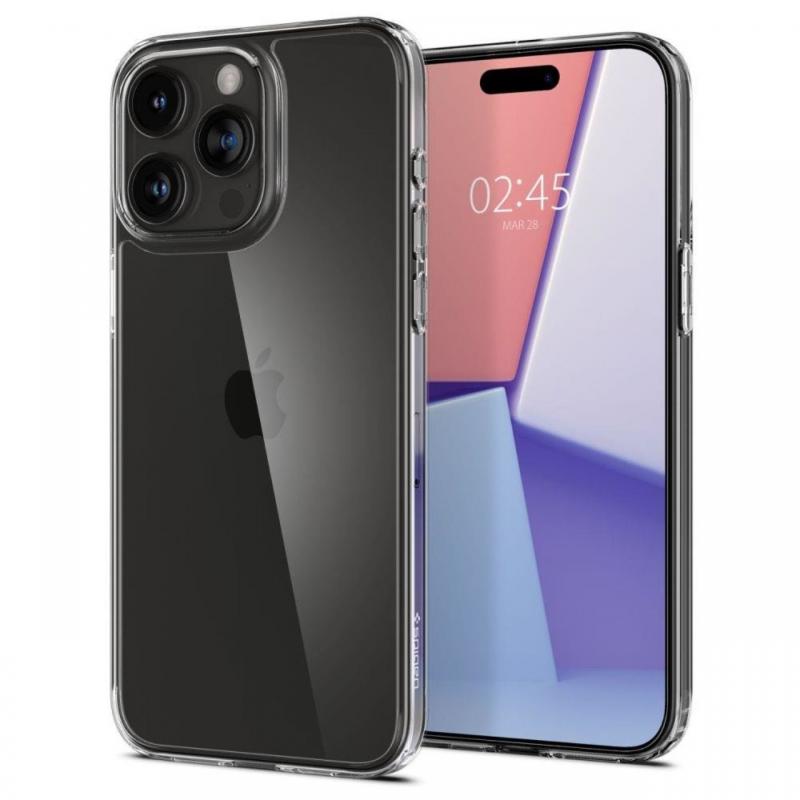 Spigen Husa Air Skin Hybrid iPhone 15 Pro Crystal Clear Spigen Husa Air Skin Hybrid iPhone 15 Pro Crystal Clear