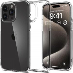 Spigen Husa Ultra Hybrid iPhone 15 Pro Transparent Spigen Husa Ultra Hybrid iPhone 15 Pro Transparent